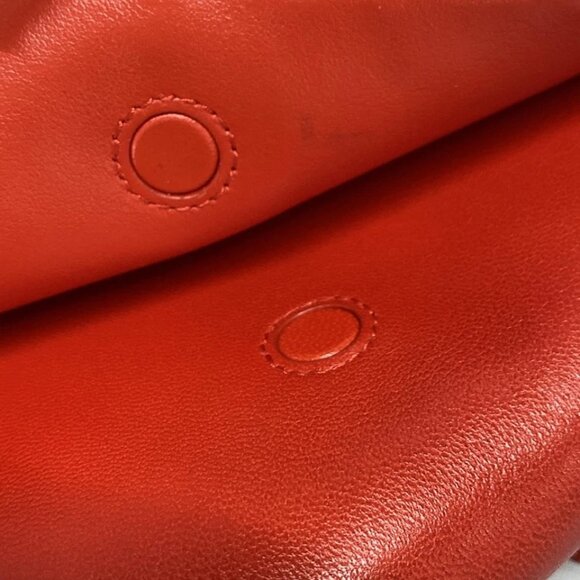 BOTTEGA VENETA Intrecciato - Red Leather Shoulder Bag 619-072925 - Picture 9 of 14